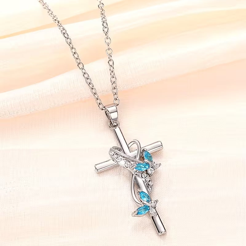 Vine of Grace Stainless Steel Necklace