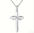 Forever in Faith Cross Necklace (Silver & Gold)