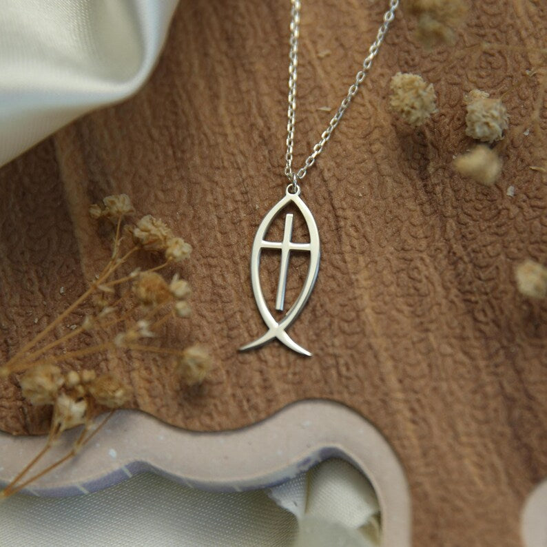 Redeemed Path Cross Stainless Steel Necklace