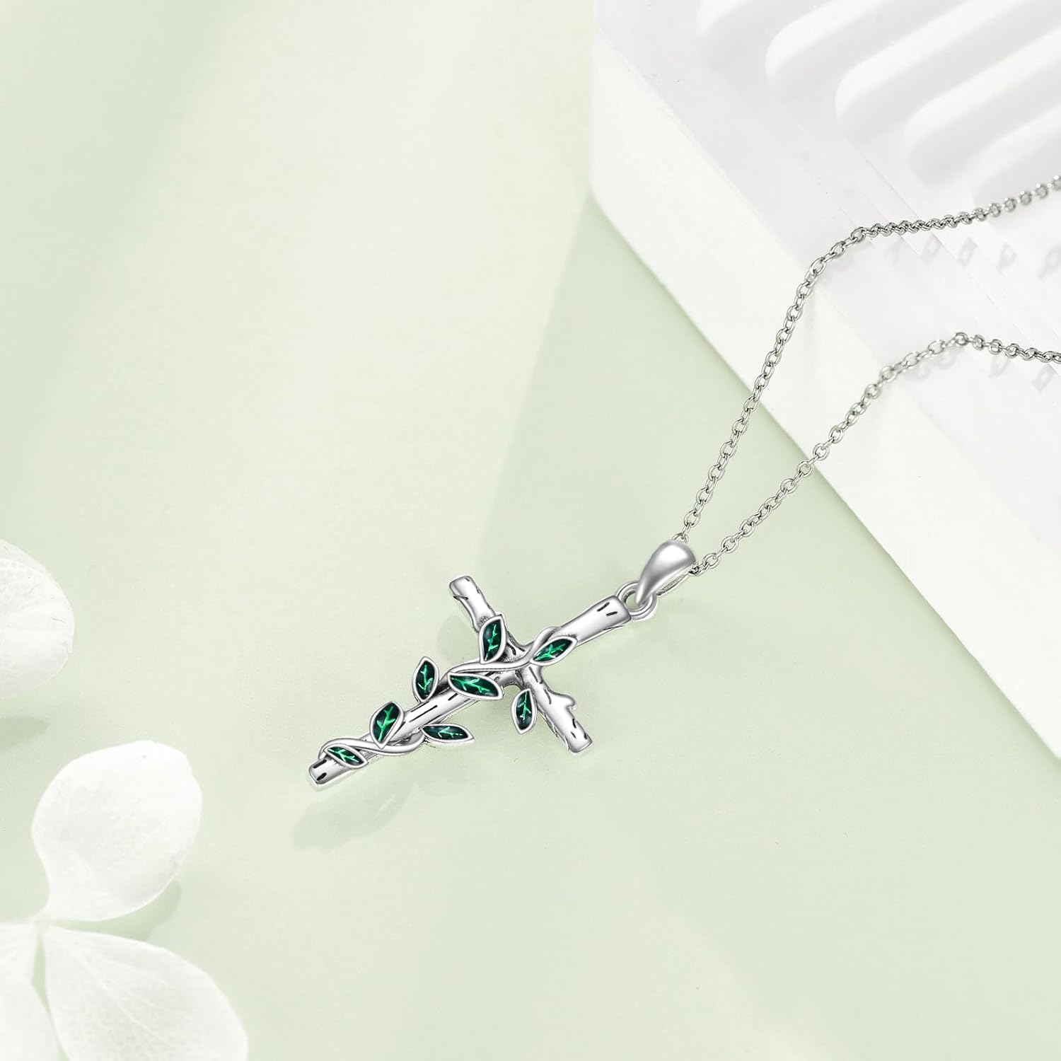 Everlasting Grace Stainless Steel Cross Necklace