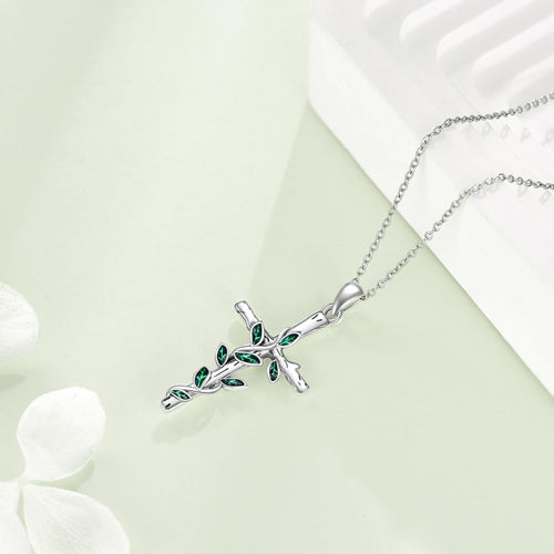 Everlasting Grace Stainless Steel Cross Necklace