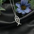 Redeemed Path Cross Stainless Steel Necklace