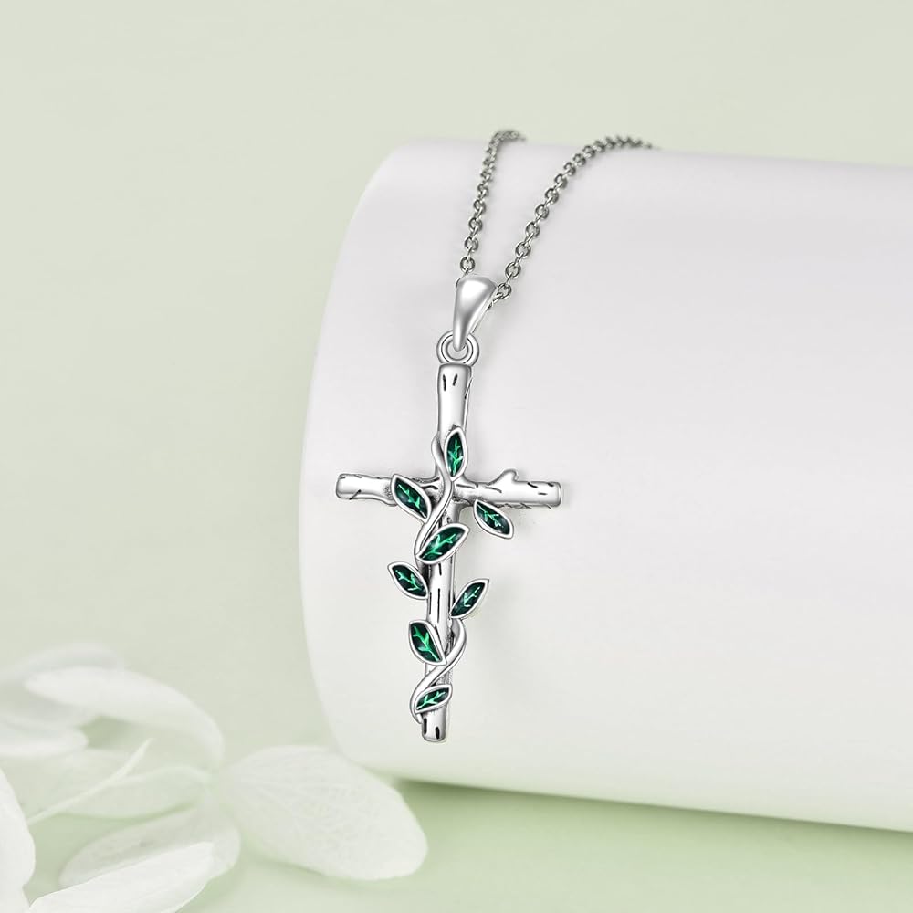 Everlasting Grace Stainless Steel Cross Necklace