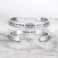 Strength Renewed Faith Stainless Steel Bracelet