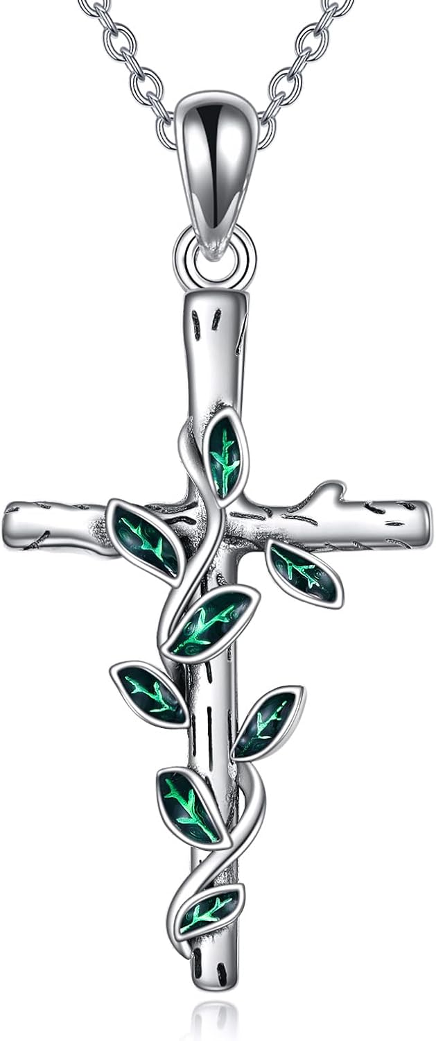 Everlasting Grace Stainless Steel Cross Necklace