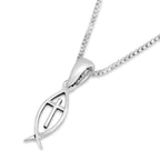 Redeemed Path Cross Stainless Steel Necklace